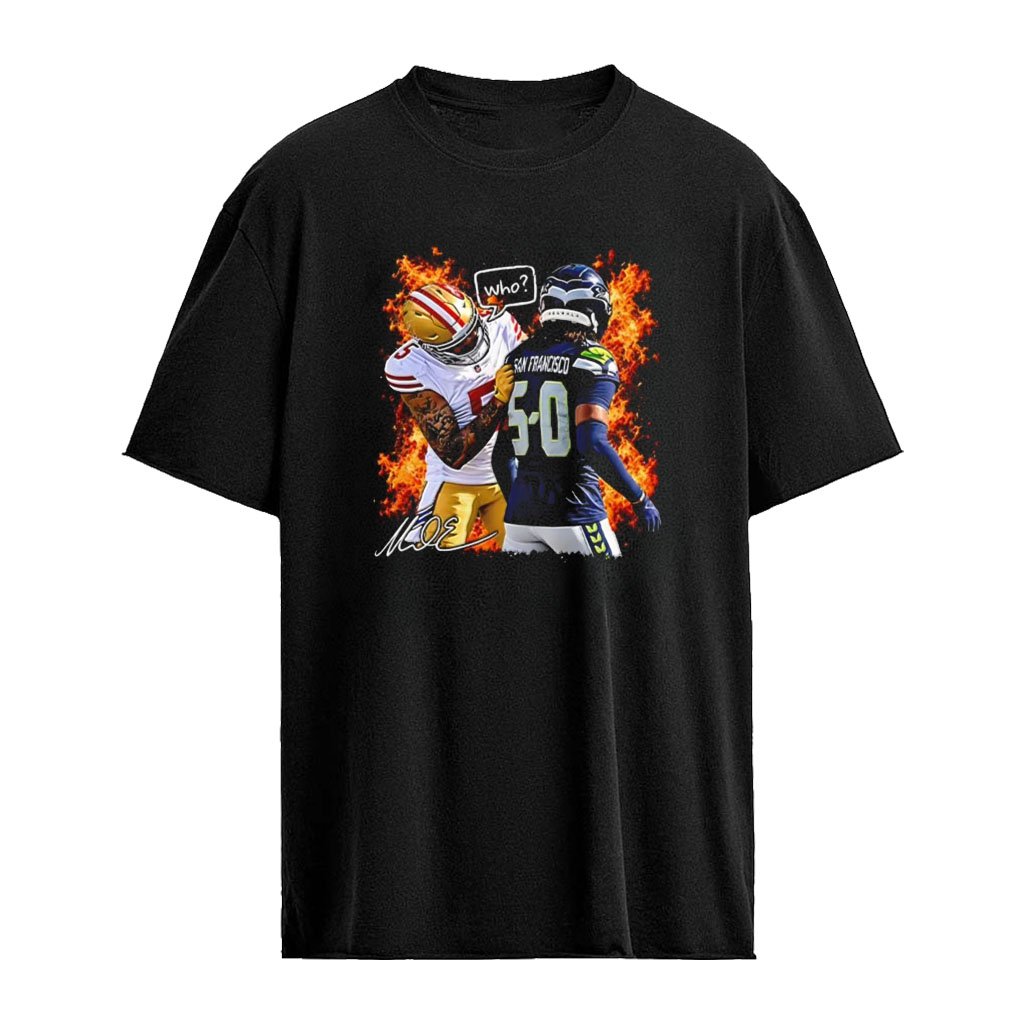 Mike Evans Who Are You SF 5-0 Football signature shirt