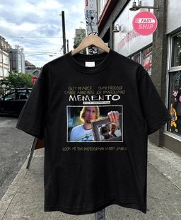 Memento Film Featuring Guy Pearce and Chad Kroeger Look at This Photograph Sammy Jankis shirt