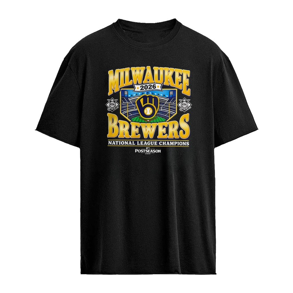 Milwaukee Brewers 2026 National League Champions Stadium shirt
