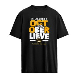Milwaukee Brewers We October Lieve Playoff Edition 2026 shirt