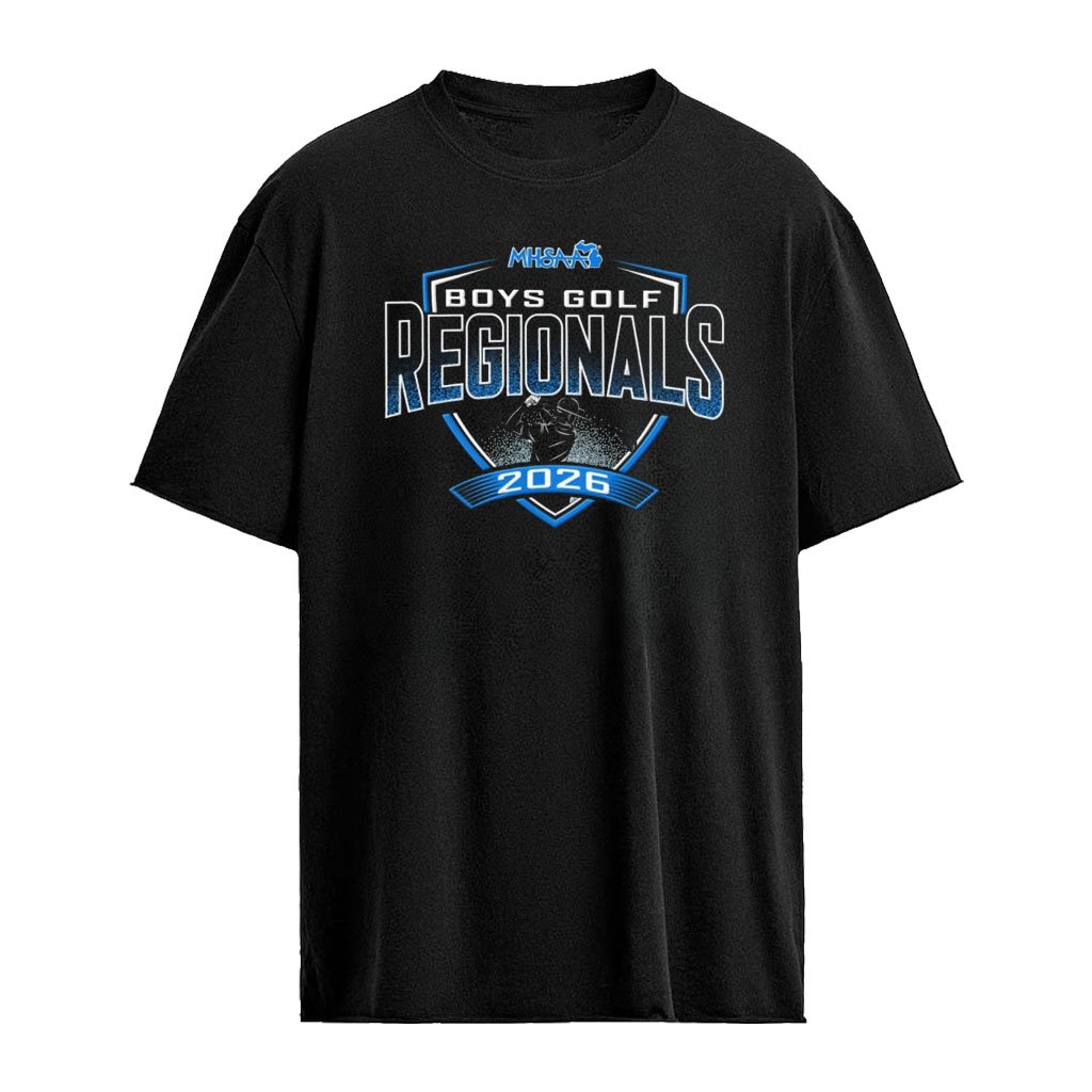 MHSAA Boys Golf Regionals 2026 shirt