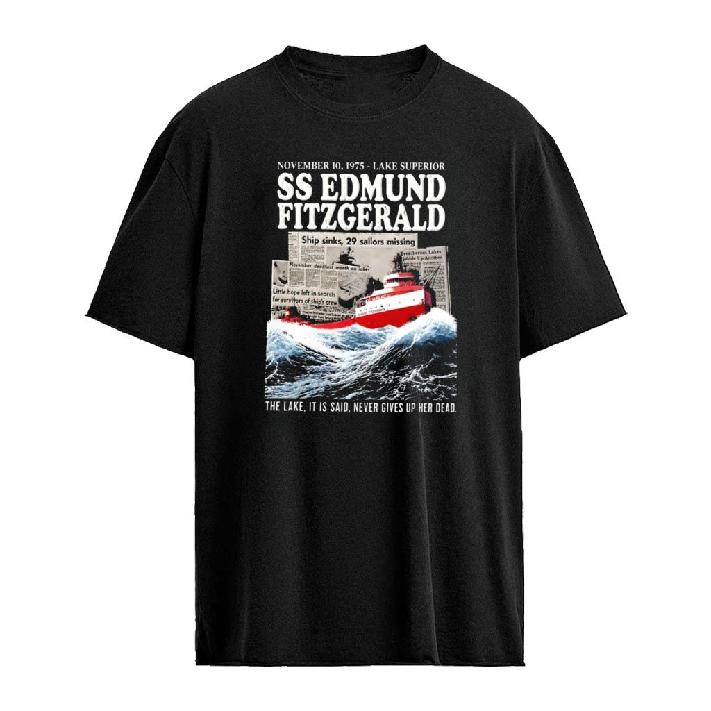 November 10 1975 Lake Superior SS Edmund Fitzgerald shirt