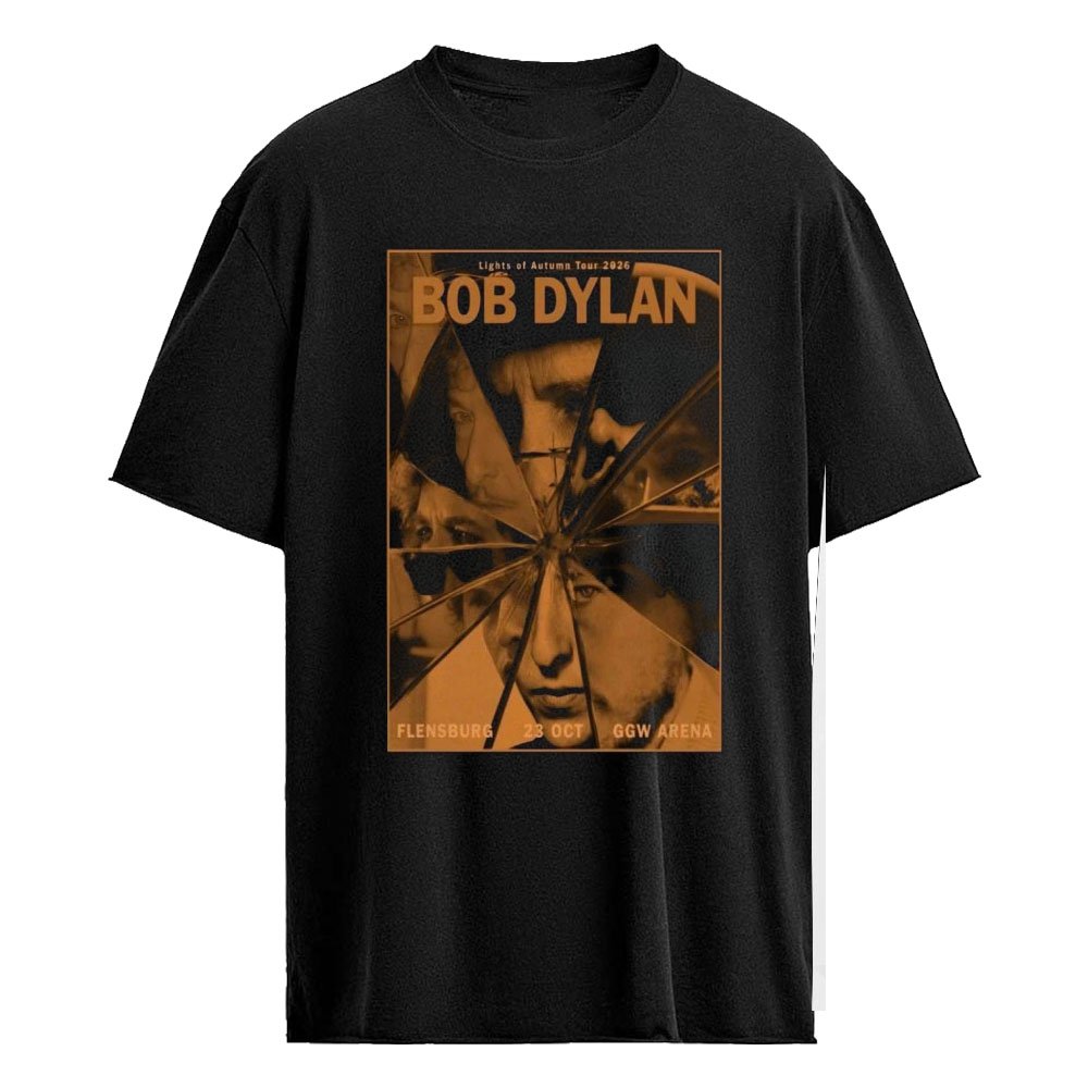 Bob Dylan October 23 2026 Flensburg GGW Arena Lights of Autumn Tour Poster Shirt