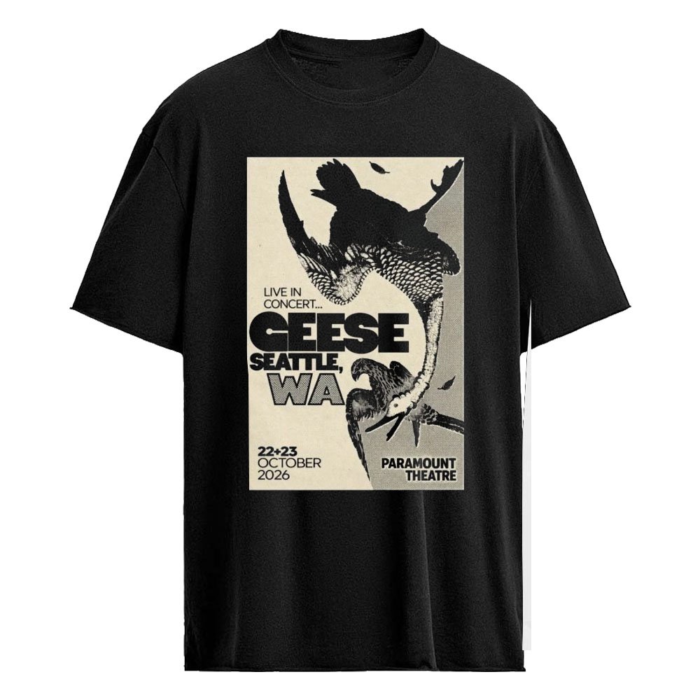 Geese Seattle Washington Oct 23 2026 Paramount Theatre Exclusive Show Poster Shirt