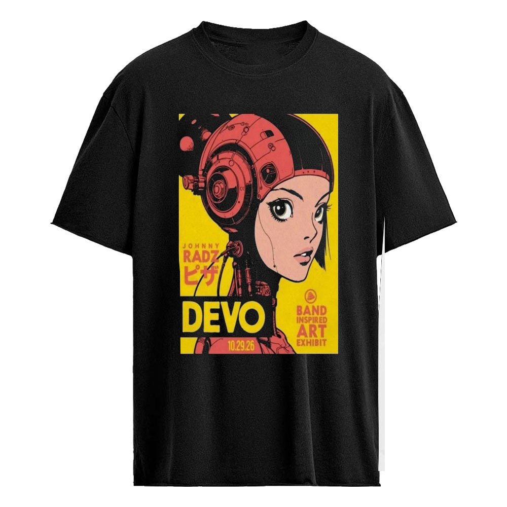 DEVO 10.29.2026 Johnny Radz Pizza Japanese Pop Art Exclusive Show Poster Shirt