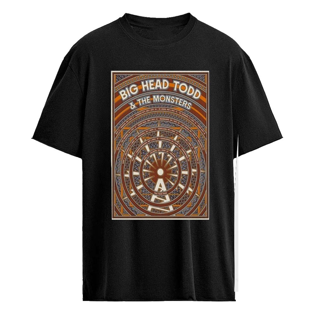 Big Head Todd & The Monsters October November 2026 North American Tour Poster Shirt