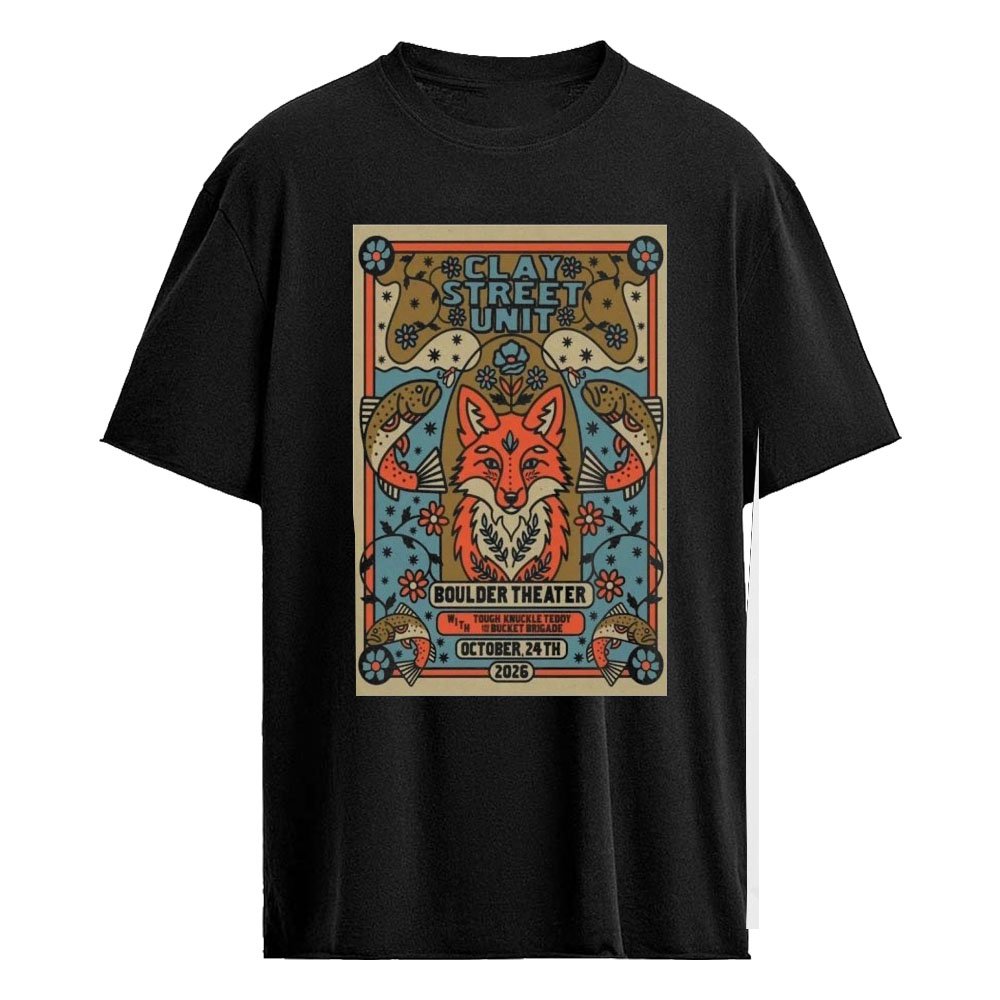 Clay Street Unit October 24 2026 Boulder Theater Boulder CO Limited Edition Concert Poste
