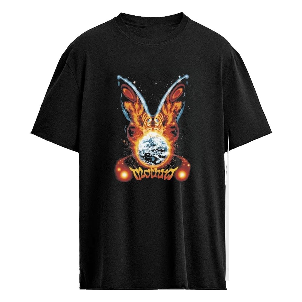 Godzilla Mothra 1996 Black T-Shirt