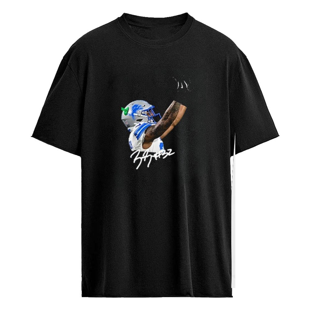 Brian Branch With Signature Shirt