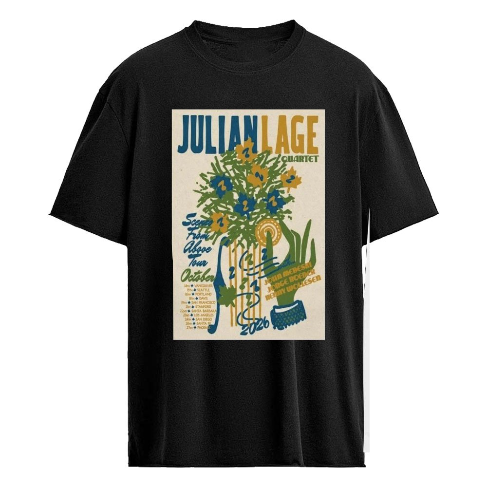 Julian Lage Tour October 2026 Poster Limited Shirt