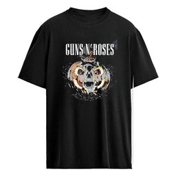 Guns N Roses Halloween 2026 Skull Pumpkin T-Shirt