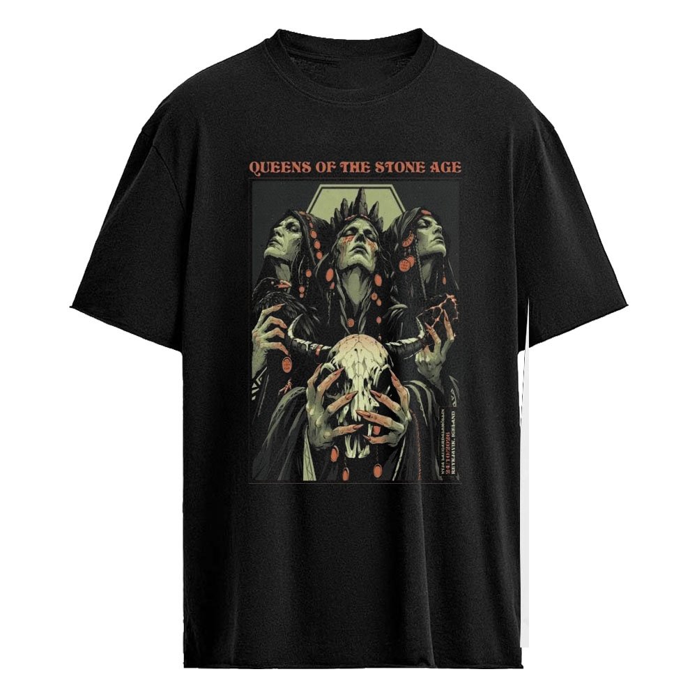 Queens of the Stone Age 24.10.2026 Reykjavik Iceland Laugardalsholl Show Poster Shirt