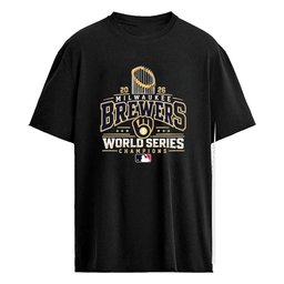 Milwaukee Brewers 2026 World Series Champions Trophy T-Shirt