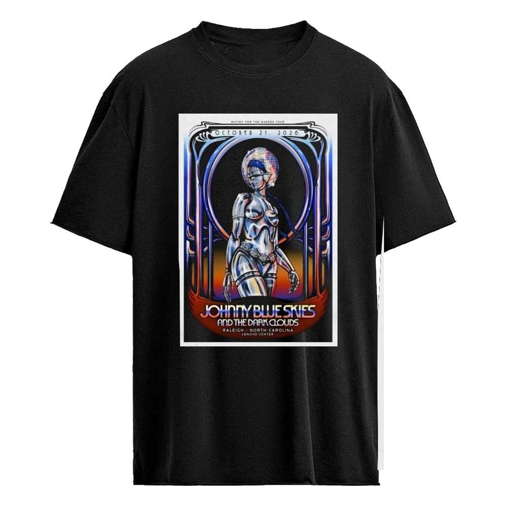 Johnny Blue Skies 10.21.2026 Lenovo Center Raleigh NC Exclusive Show Poster Shirt