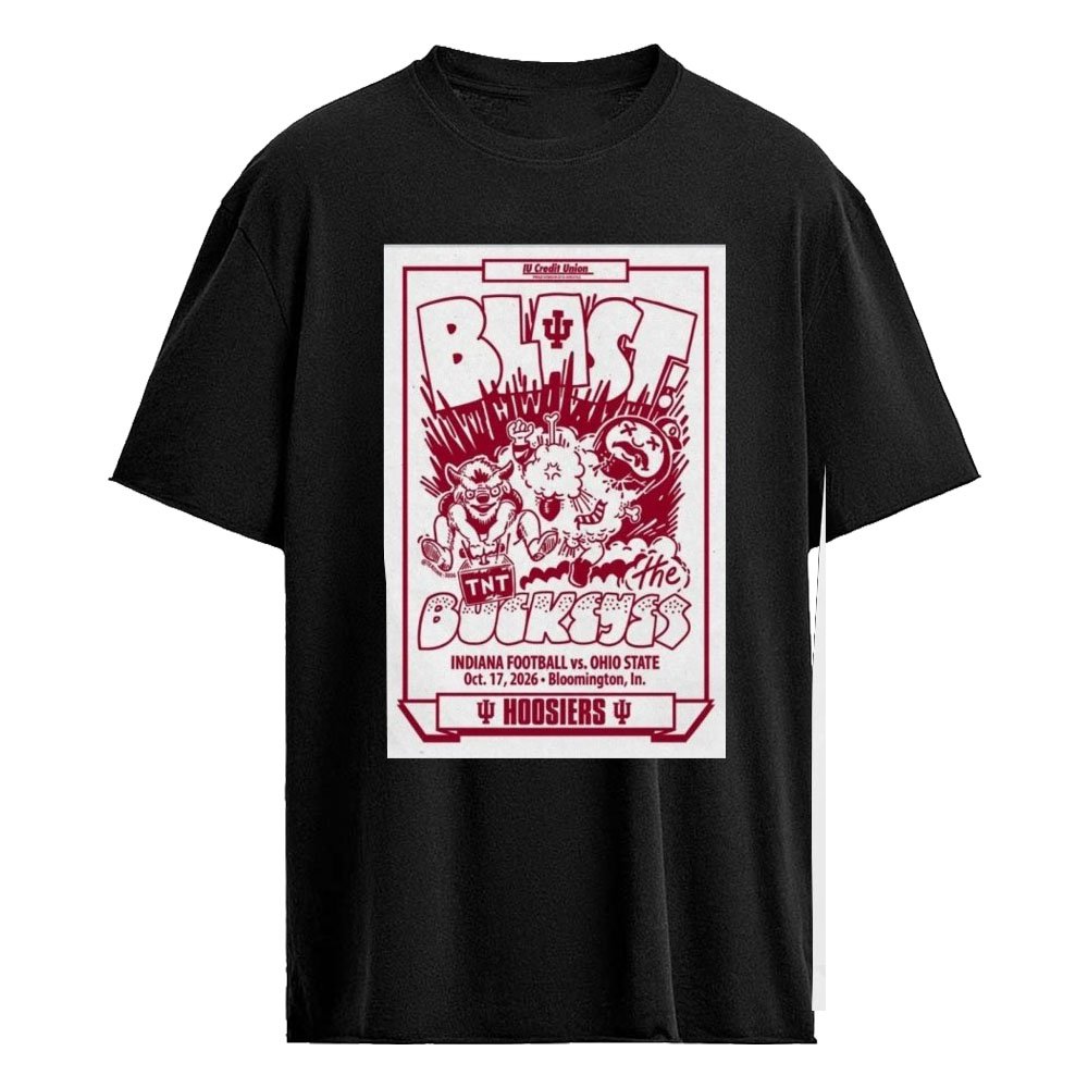 Indiana Football vs Ohio State Buckeyes Oct 17 2026 Game Day Poster Shirt