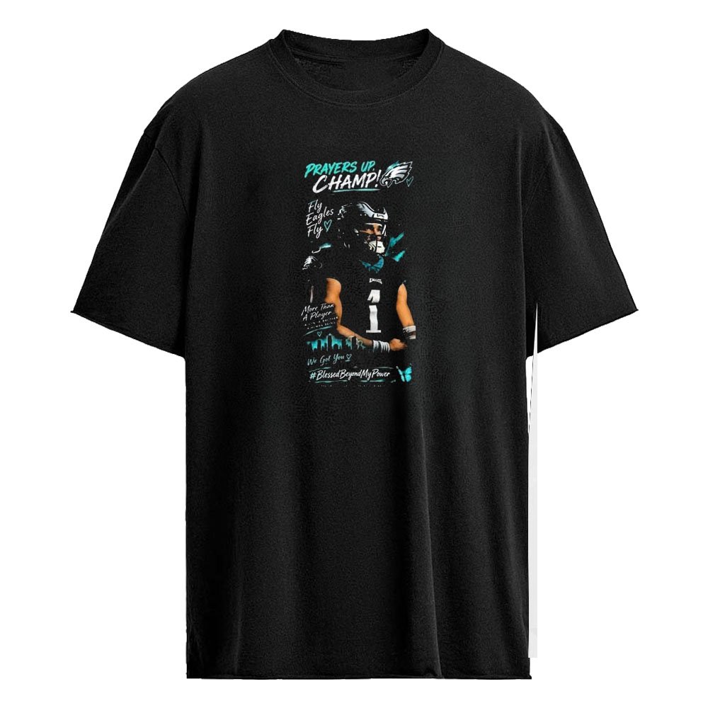 Jalen Hurts Prayers Up Champ Shirt