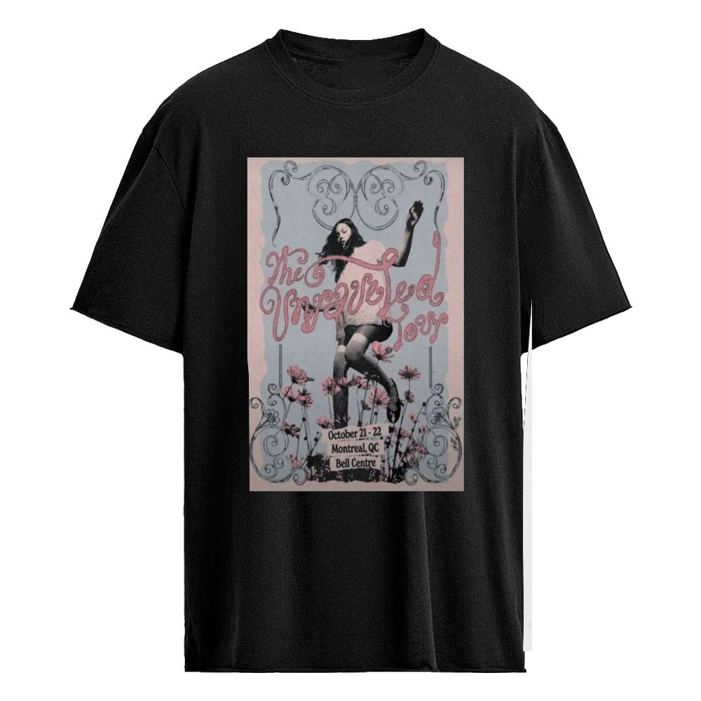Olivia Rodrigo The Unraveled Tour Montreal QC October 21 2026 Limited Concert Poster Shirt