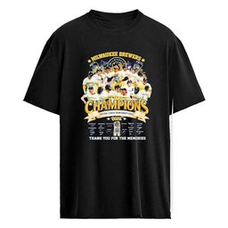 Milwaukee Brewers Champions 2026 Thank You For The Memories Shirt