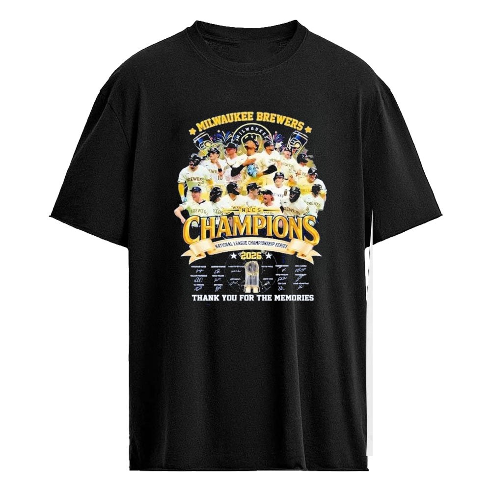 Milwaukee Brewers Champions 2026 Thank You For The Memories Shirt