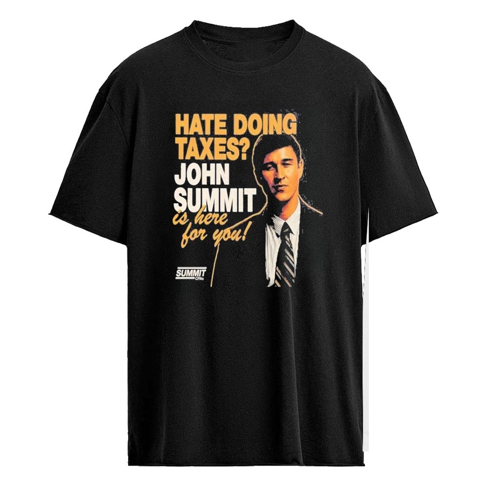 John Summit Ctrl Escape Arena Tour 2026 North America Merch Hate Doing Taxes T-Shirt