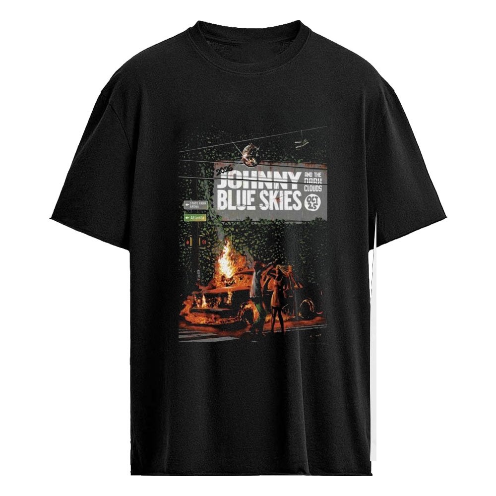 Johnny Blue Skies and The Dark Clouds Atlanta October 25 2026 Exclusive Event Poster Shirt