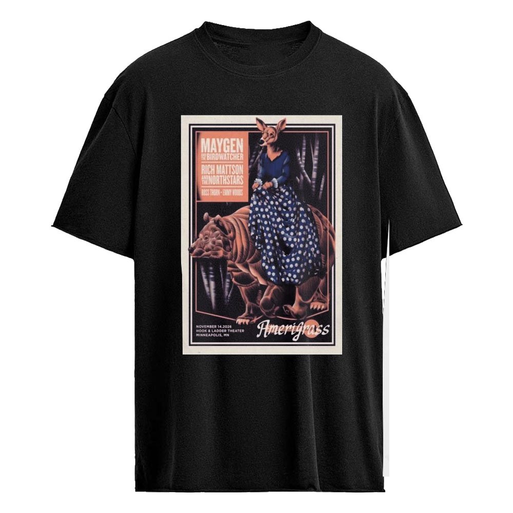 Maygen And The Birdwatcher Minneapolis Tour On Nov 14 2026 Poster Shirt