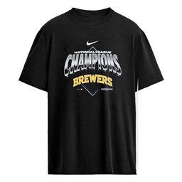 Milwaukee Brewers Nike Navy 2026 National League Champions T-Shirt