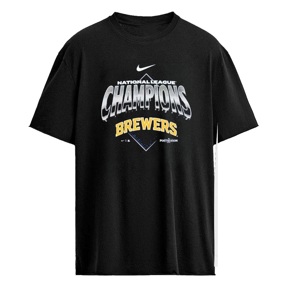 Milwaukee Brewers Nike Navy 2026 National League Champions T-Shirt