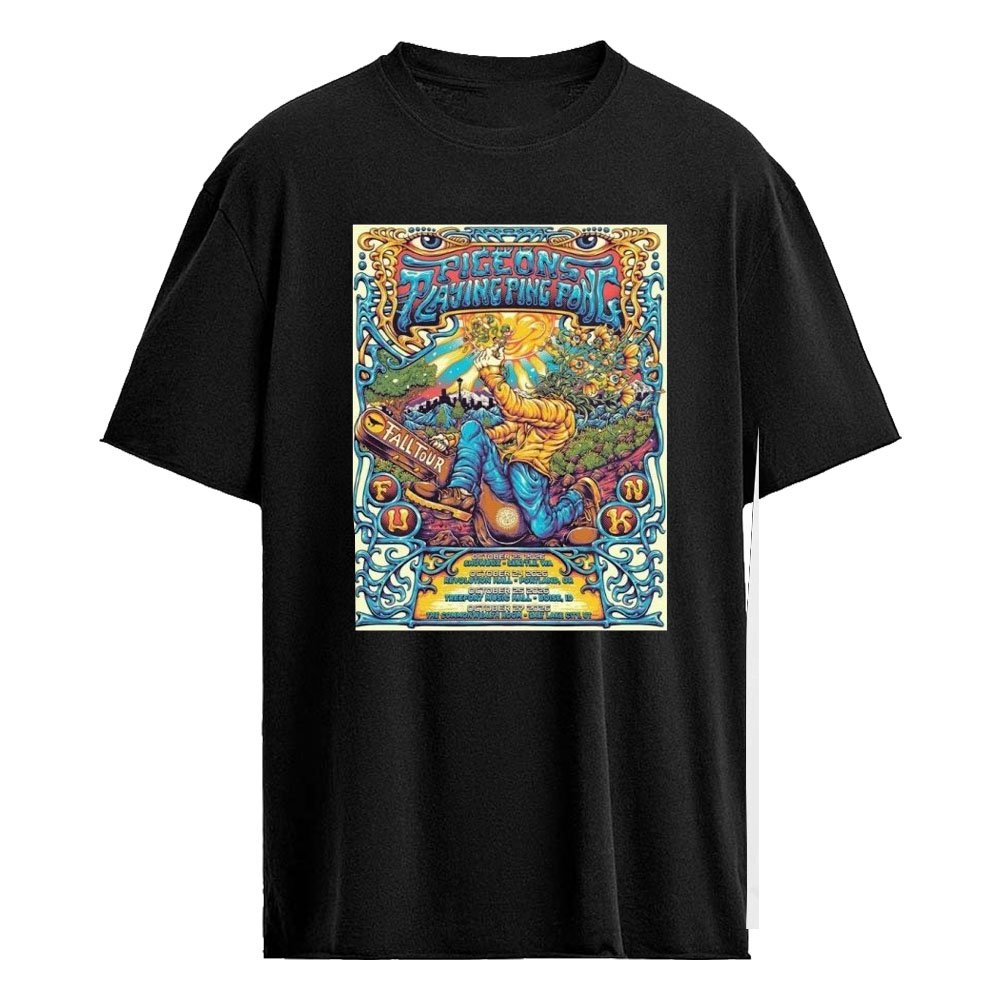 Pigeons Playing Ping Pong Fall Tour 2026 October 23-27 In Seattle Portland Boise And Salt Lake City Shirt