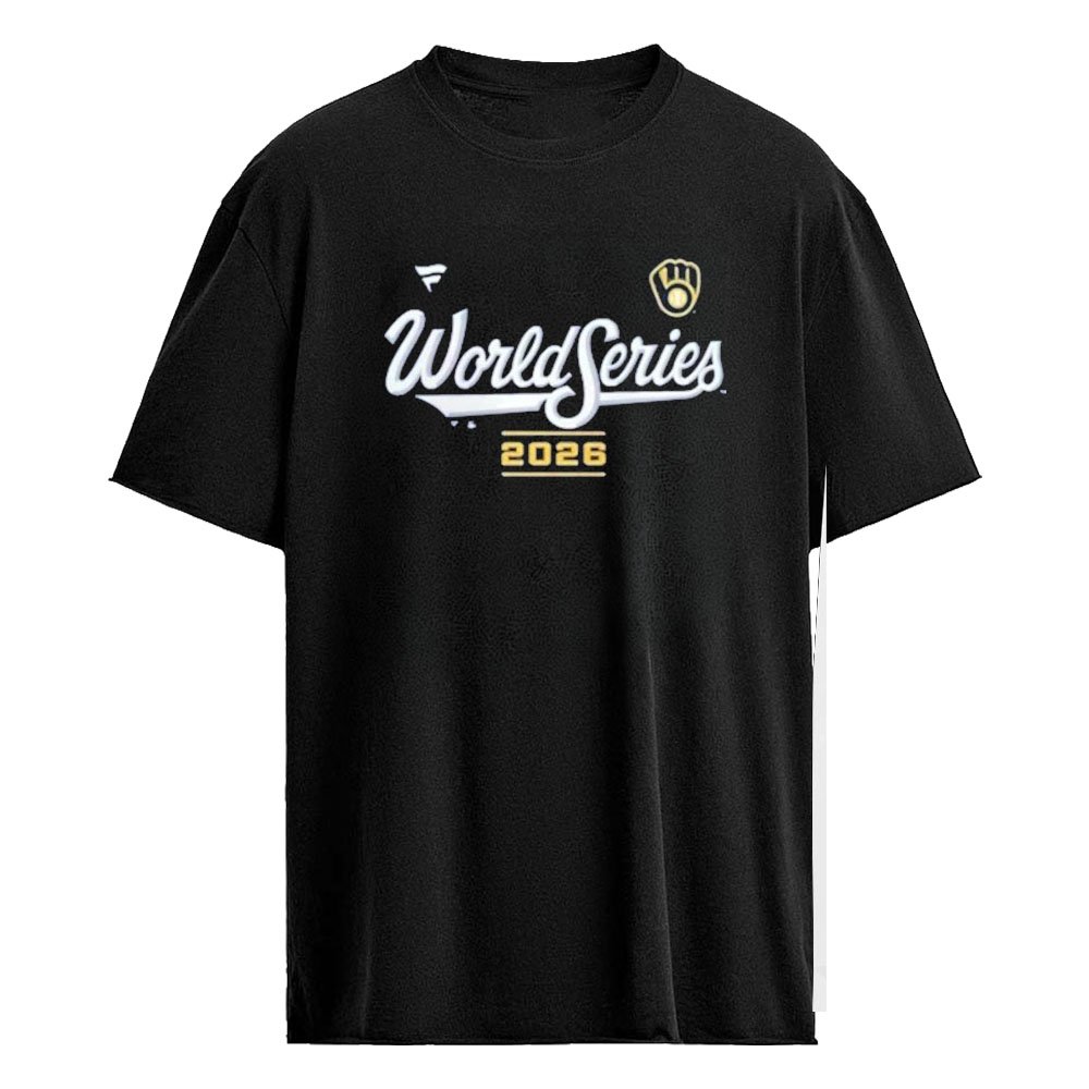 Milwaukee Brewers Jackson Chourio Navy 2026 World Series Name & Number T-Shirt