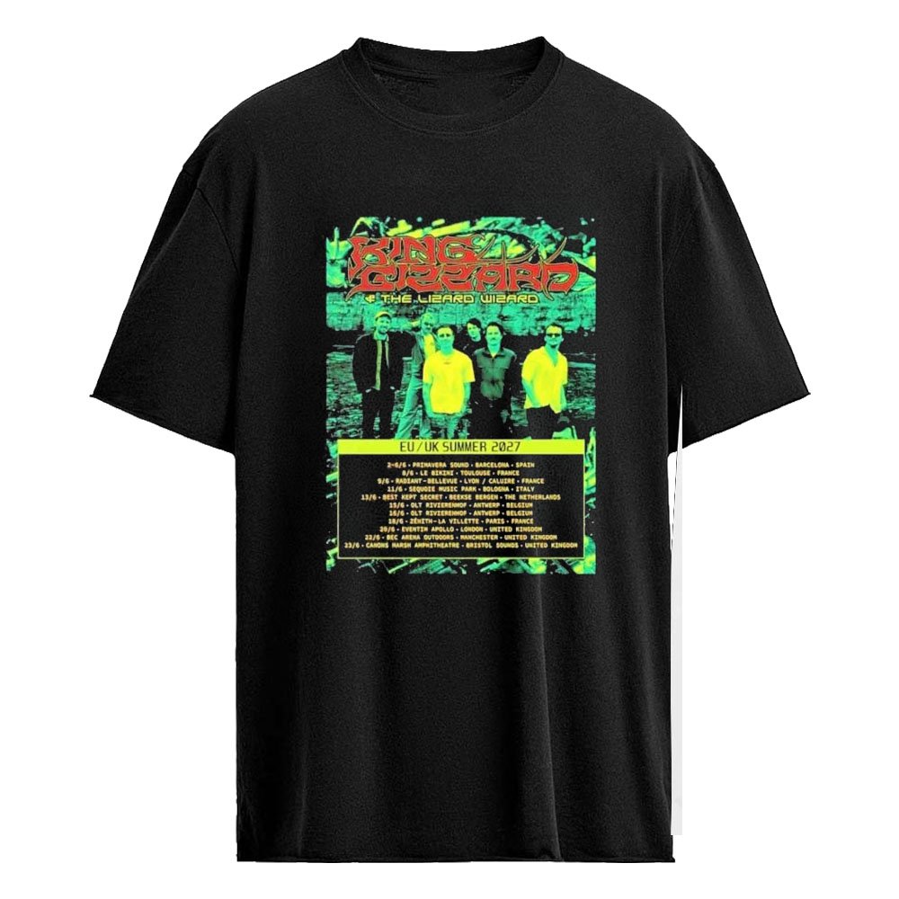 King Gizzard & The Lizard Wizard EU UK Summer 2027 T-Shirt
