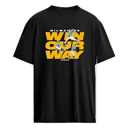 Milwaukee Baseball Win Our Way Stack Shirt