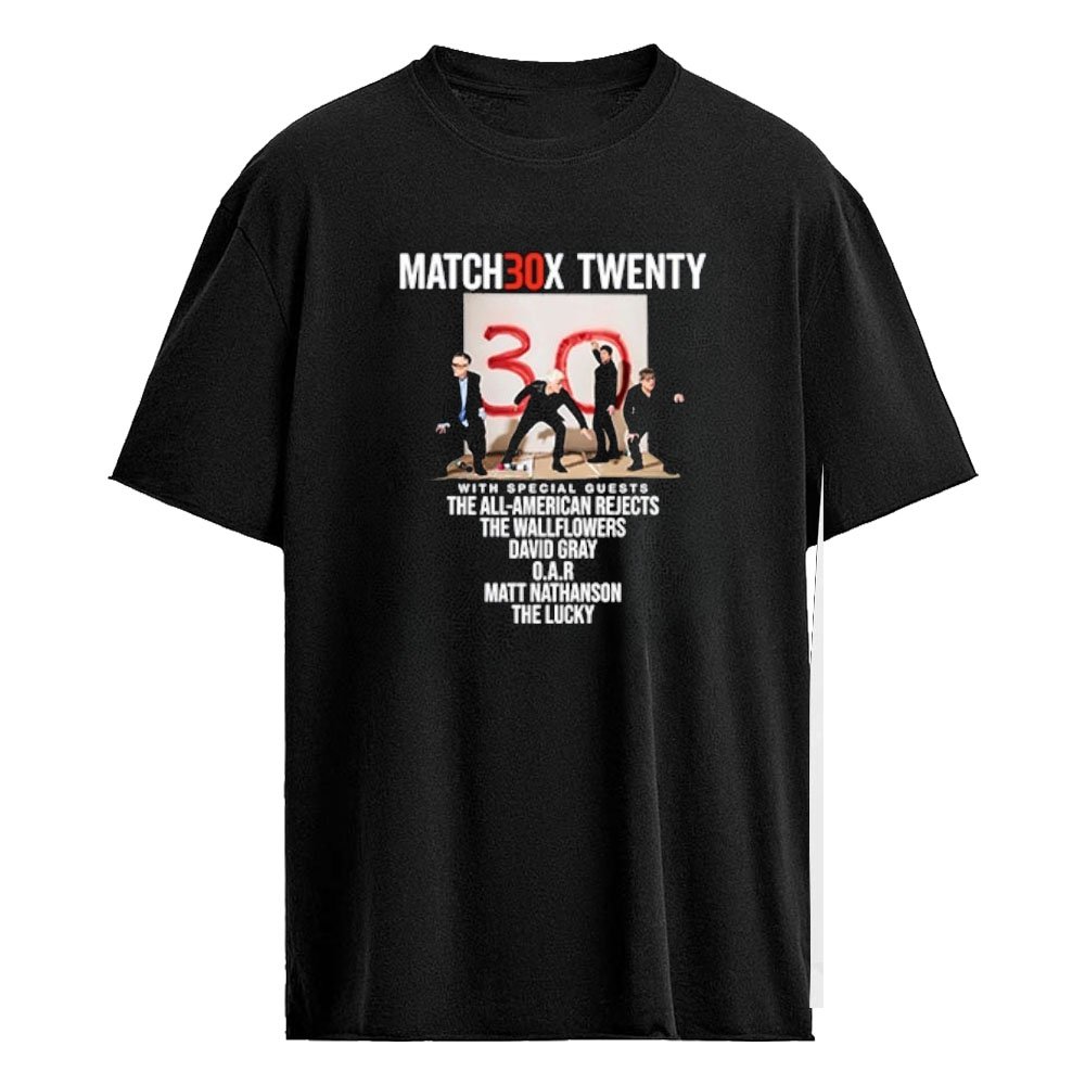 Matchbox Twenty 30th Anniversary Tour Shirt