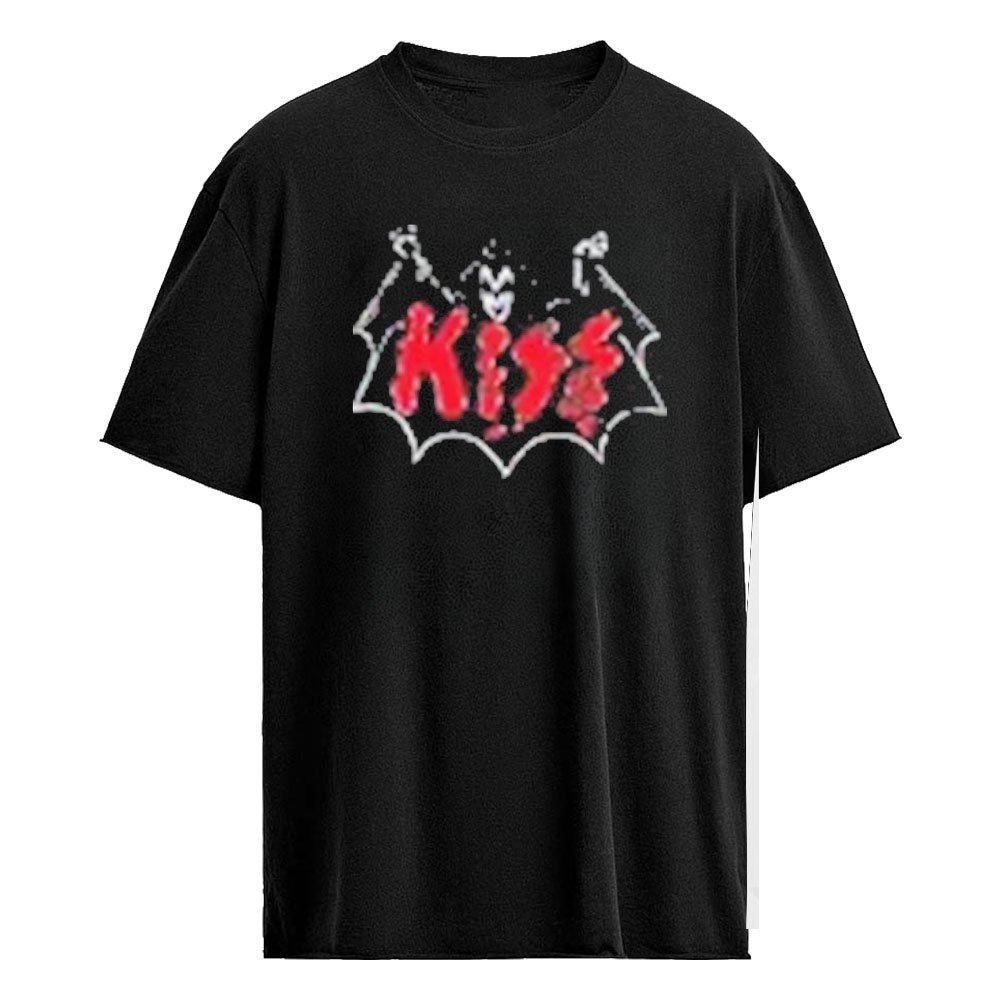 Kiss Bat Wing Chest T-Shirt