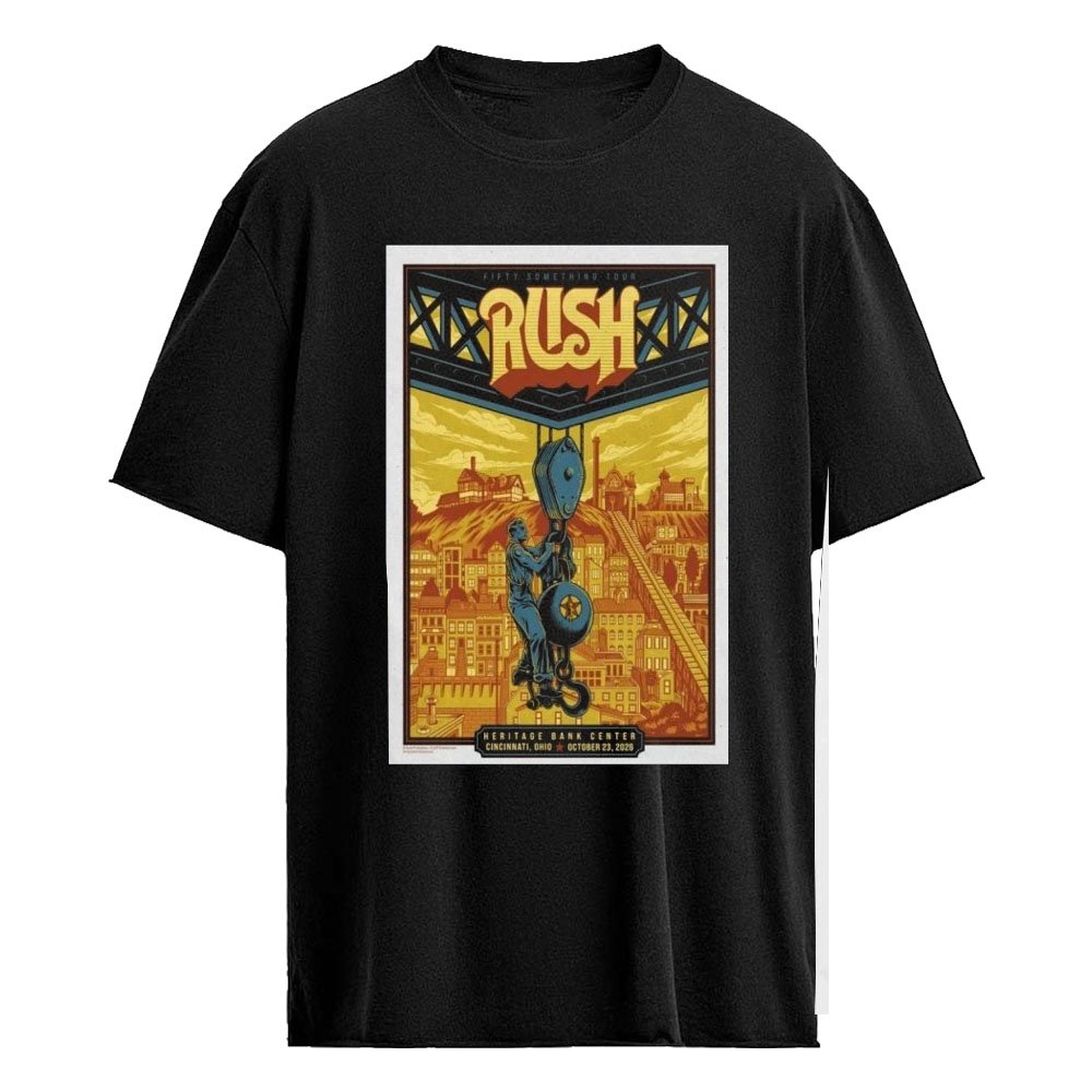 Rush Fifty Something Tour October 23 2026 Cincinnati Ohio Concert Poster Shirt