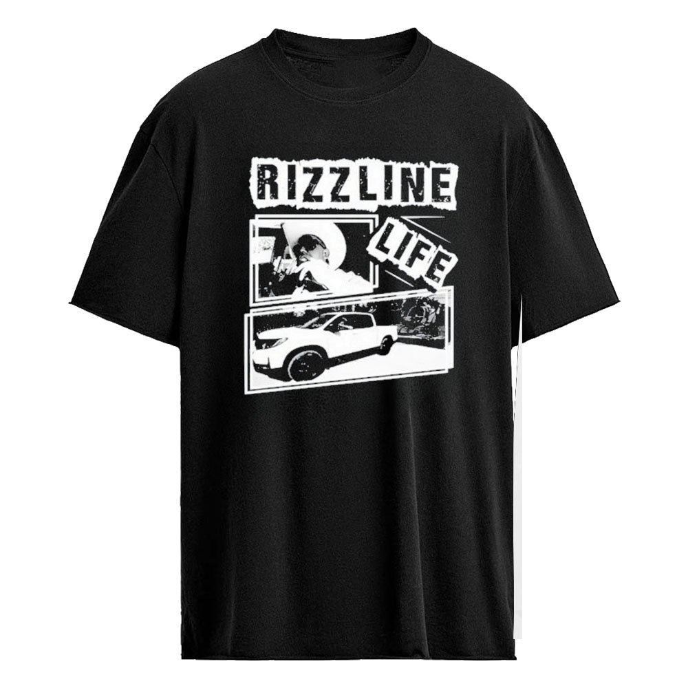 Smile More Rizzline Life T-Shirt