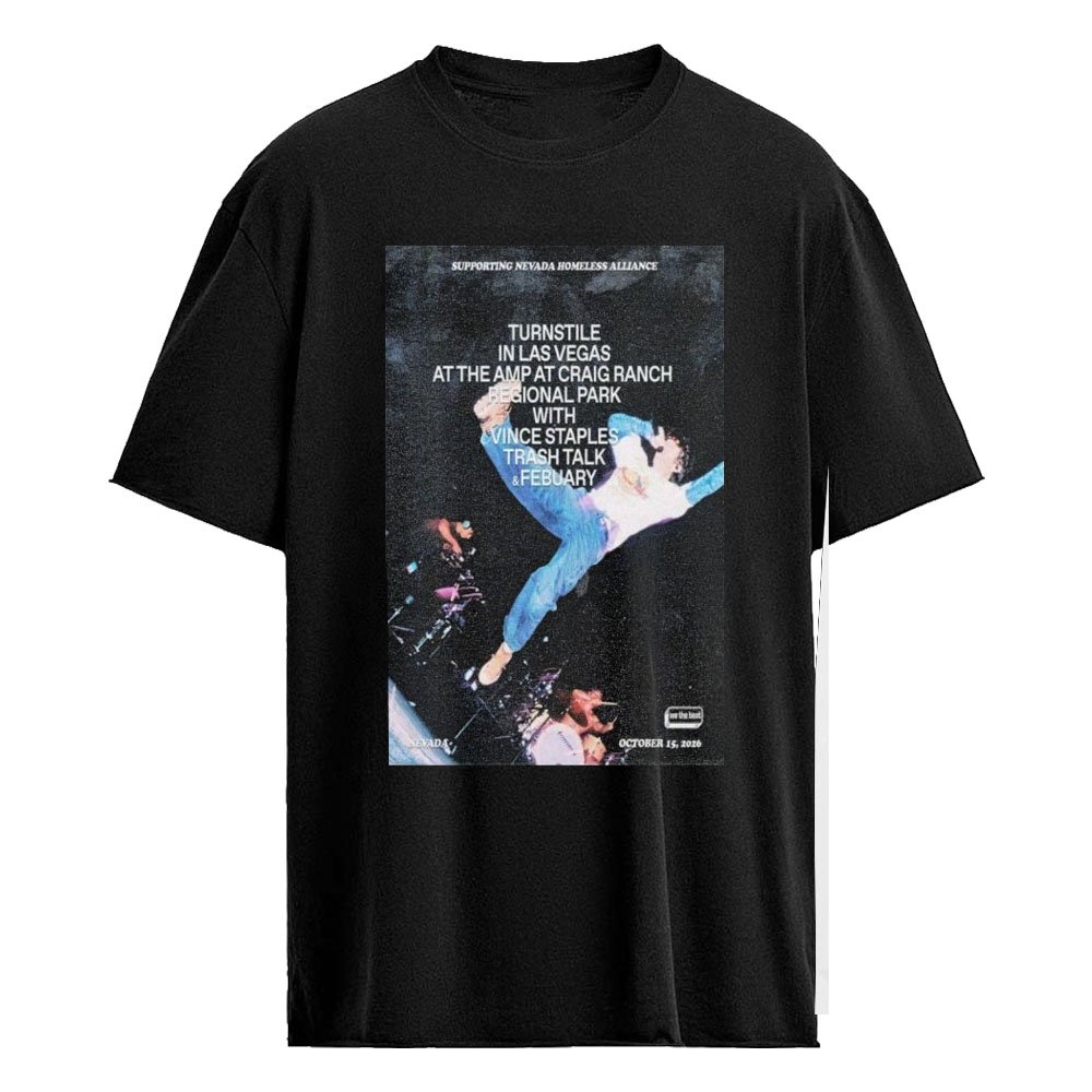 Turnstile Craig Ranch Regional Park, Las Vegas, NV October 15 2026 Poster Shirt