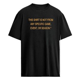 This Shirt Is Not From Any Specific Game Event Or Season Shirt