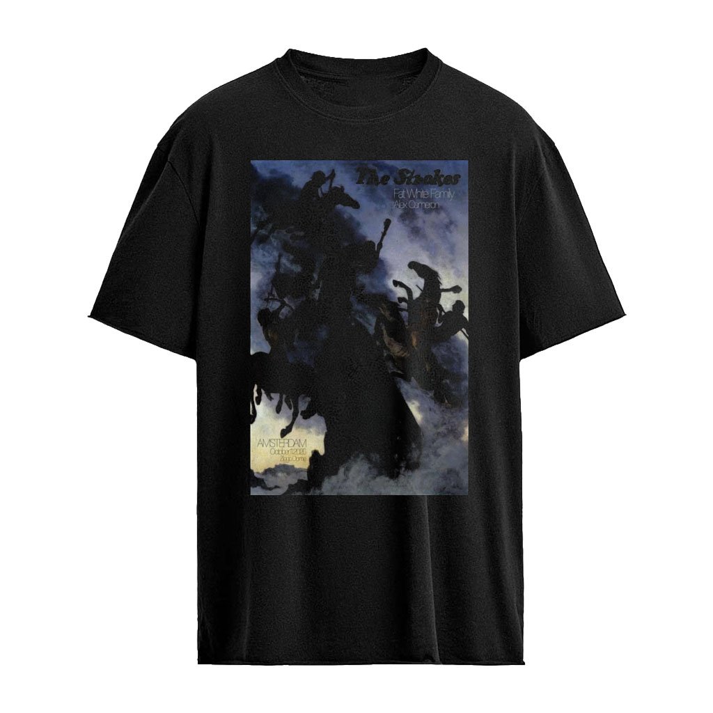 The Strokes Amsterdam 2026 Poster T-Shirt