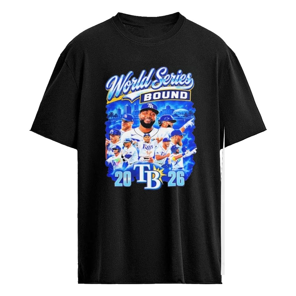 Tampa Bay Rays 2026 American League Champions World Series Bound All Team Shirt