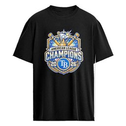 Tampa Bay Rays 2026 American League Champions Baseball Bats Shirt