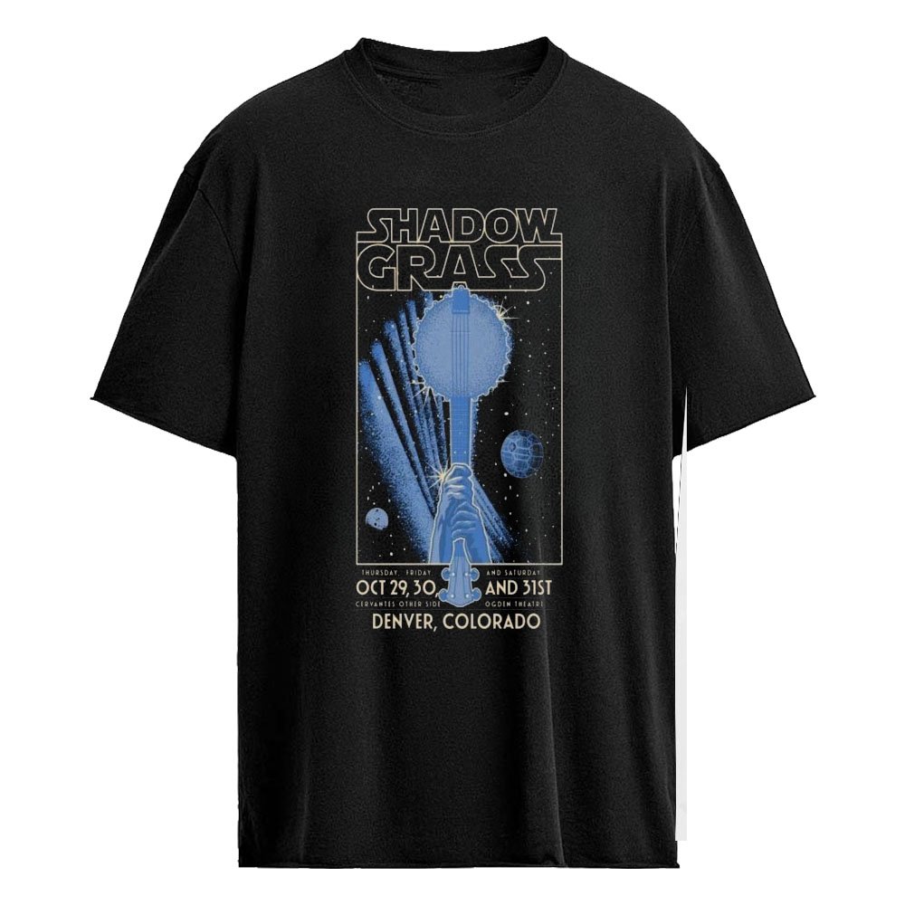 Shadowgrass October 29 30 31 2026 Denver CO Limited Edition Bluegrass Show Poster Shirt