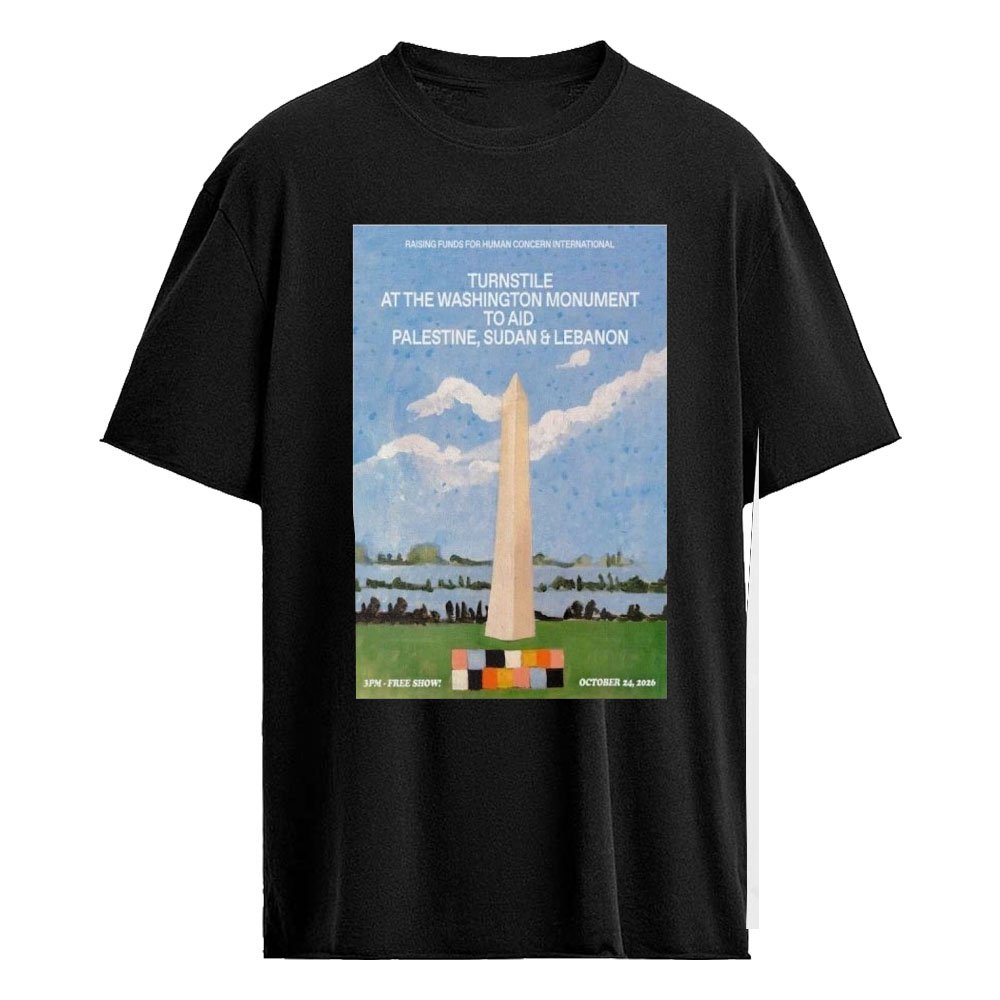 Turnstile Live in Concert October 24 2026 Washington DC Show Poster Shirt