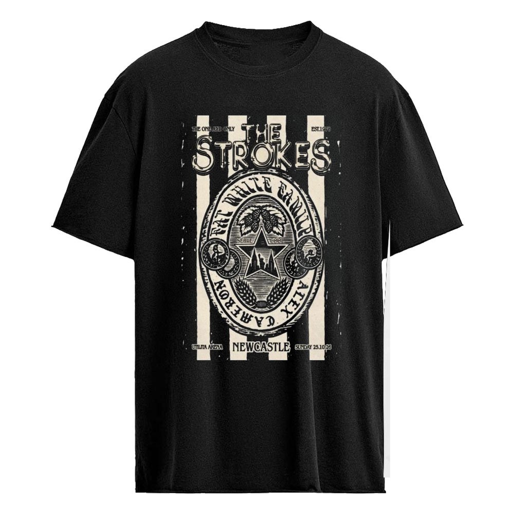 The Strokes Live At Utilita Arena Newcastle England Oct 25 2026 Exclusive Show Poster Shirt