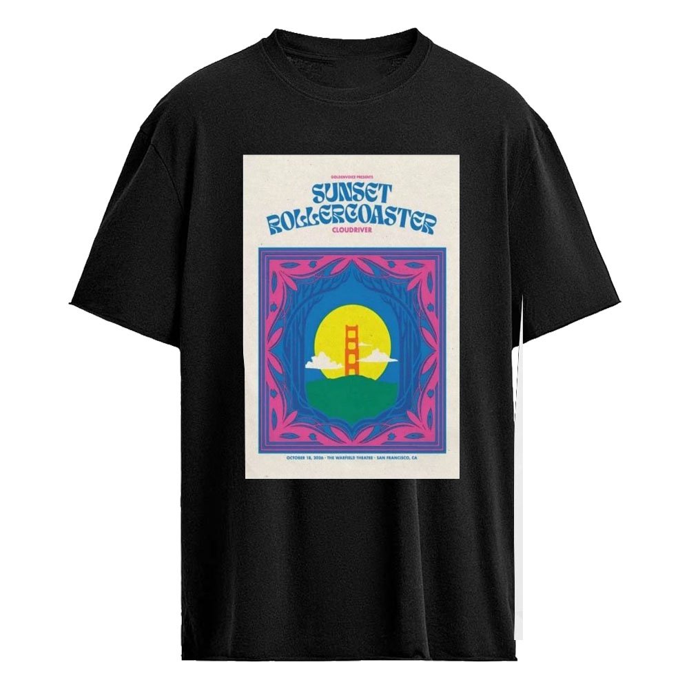 Sunset Rollercoaster October 18 2026, San Francisco CA Poster Shirt