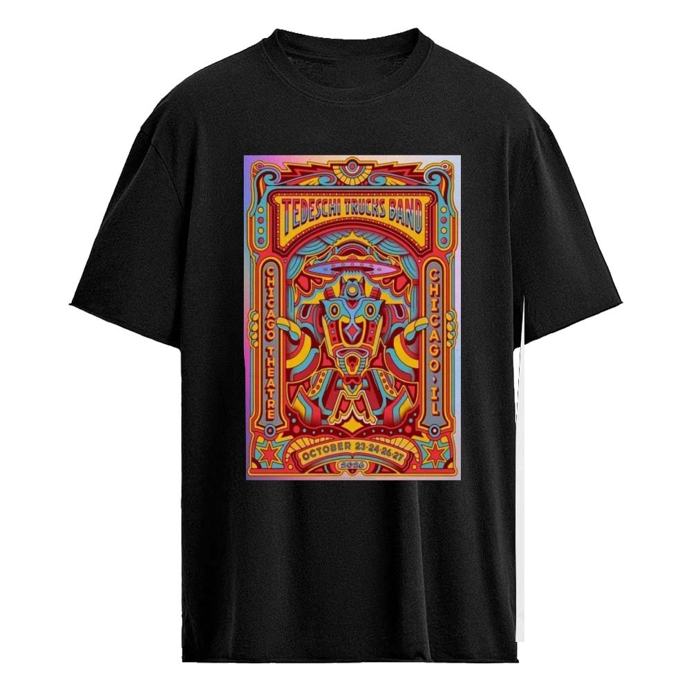 Tedeschi Trucks Band Chicago Illinois October 23-27 2026 Chicago Theatre Show Poster Shirt