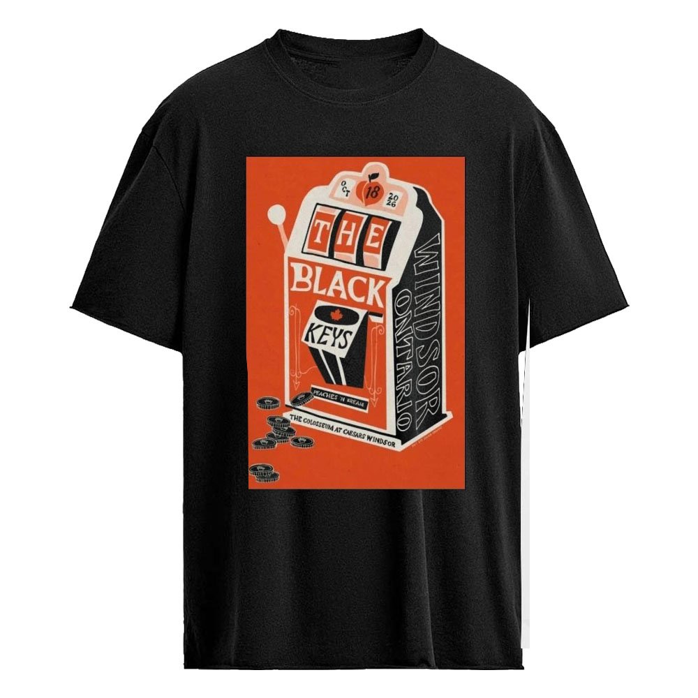 The Black Keys October 18 2026 The Colosseum at Caesars Windsor Ontario Concert Poster Shirt