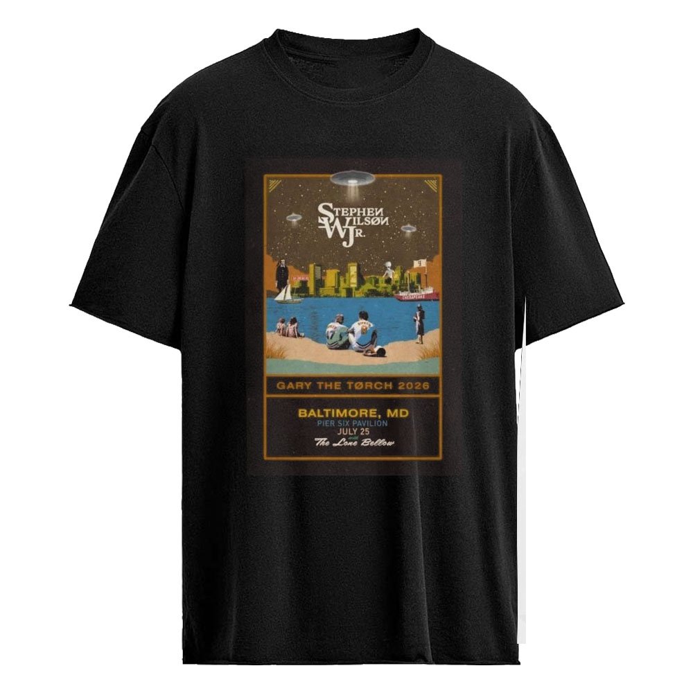 Stephen Wilson JR. In Baltimore MD On Jul 25 2026 Tour Poster Shirt