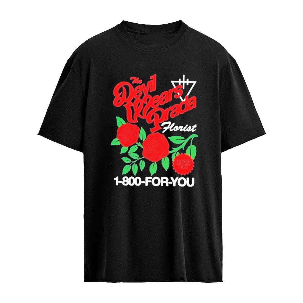 The Devil Wears Prada Flowers Tour Uk And Eu 2026 Florist Shirt