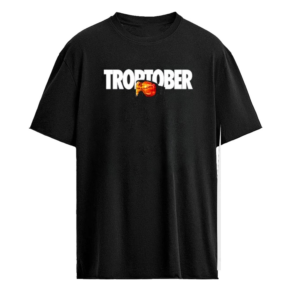 Troptober Funny October Skiing Shirt